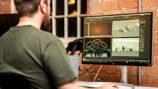 Ed working on Elixogen CGI